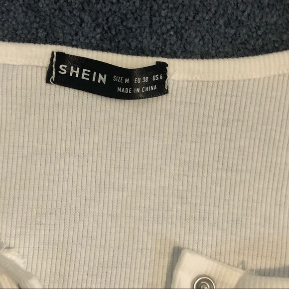 NWOT 2 Cropped Button Ribbed Long Sleeve Scoop Neck Tops - Picture 9 of 9